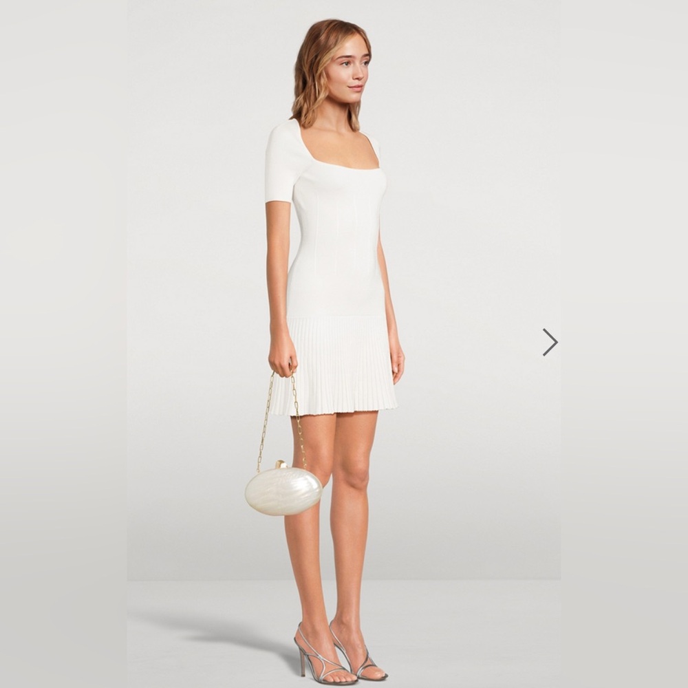 GALVAN Wimbledon Knit Mini Dress